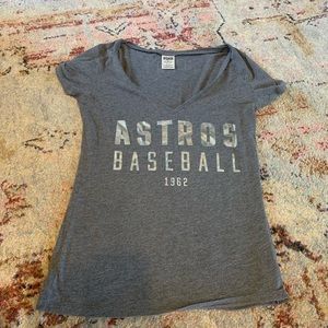 PINK Astros shirt size small